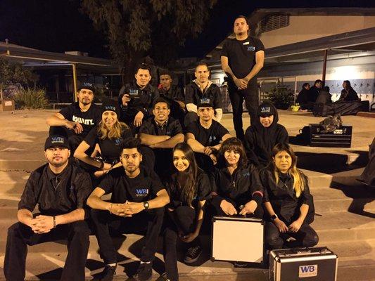 Career fair event at high school