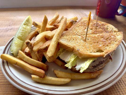 The BLAT with a side of fries sans the bacon.