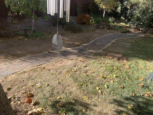 3 piece Belgard paver walkway