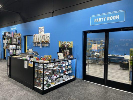 Partial view of the store