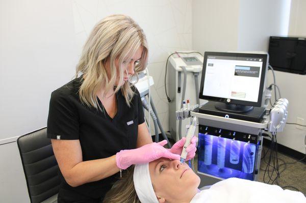 HydraFacials use a patented technology to extract, purify and cleanse your skin.