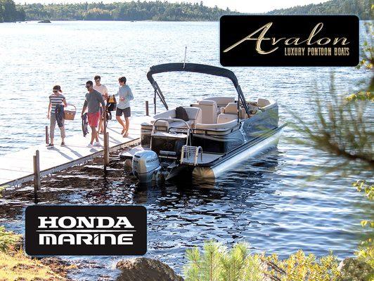 Mike & Dave's Pro Marine we are Avalon Luxury Pontoon & Honda Marine Dealer