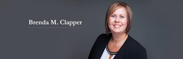 Mrs. Brenda Clapper practices in the areas of: Estate planning and administration, Elder law, Adoptions, Guardianship, Busine...