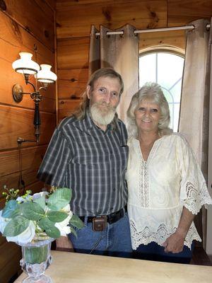 Wife and I tied the ball & chain together.