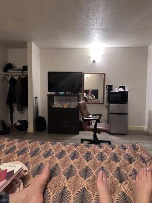 Looks like a half way house apartment