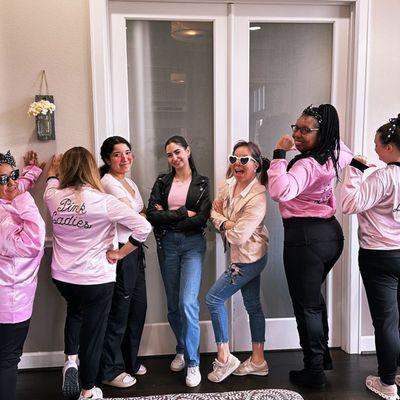 Pink Ladies from Grease