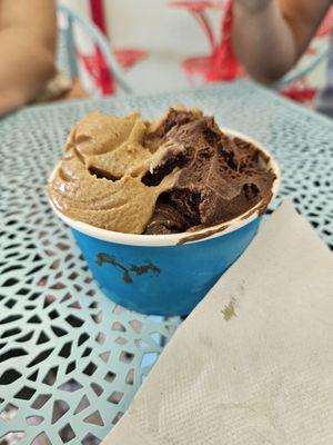 Peanut butter chocolate and espresso