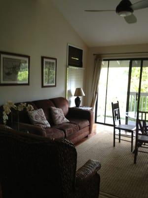 Living room at 201A