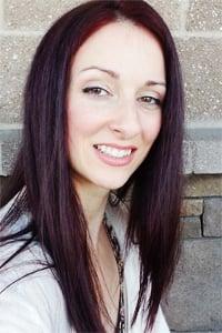 The finished look, 4/7/14! Subtle, yet stunning red highlights!