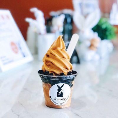 Best seller!! Thai Tea soft serve.