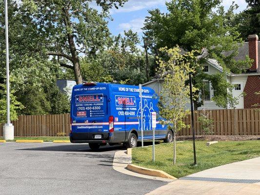 Snell's truck in the neighborhood