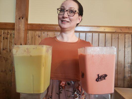 Avocado and strawberry Smoothie Maiden!!