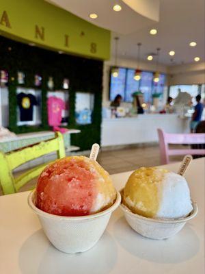 Sunset Beach and Na ka oi with ice cream on the bottom rings up for almost $11 each.