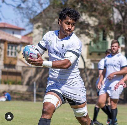 Uniforms printed for Los Angeles' new professional Rugby team, the L.A Giltinis.