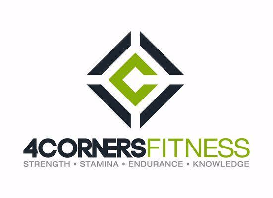 4 Corners Training Logo, come develope your strength stamina  endurance and knowledge. Become empowered through 4 Corners Formula training.