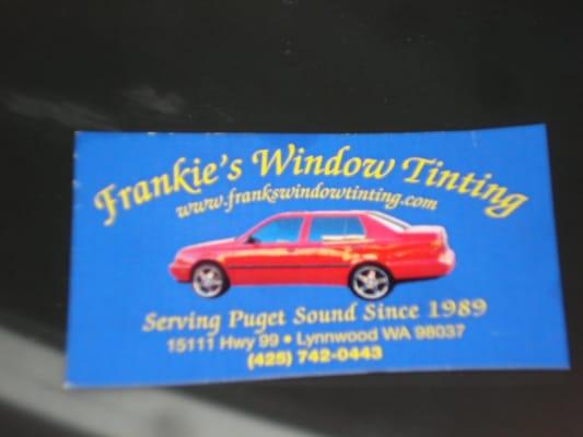 Frank's Window Tinting