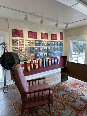 A room dedicated to the brave coasties.