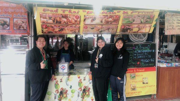 All noodle thai style and fried rice