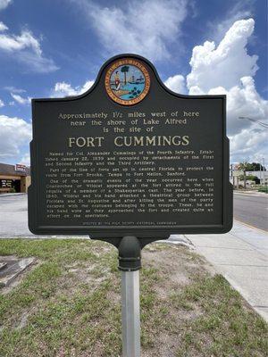 Fort Cummings Historic Marker