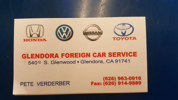 Glendora Foreign Car Service