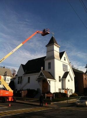 A roof we worked on in Natick