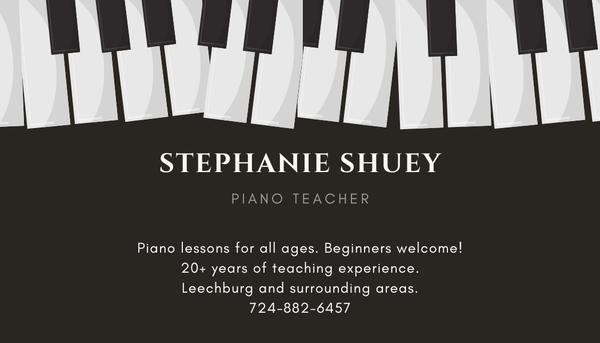Stephanie Shuey's Piano Studio