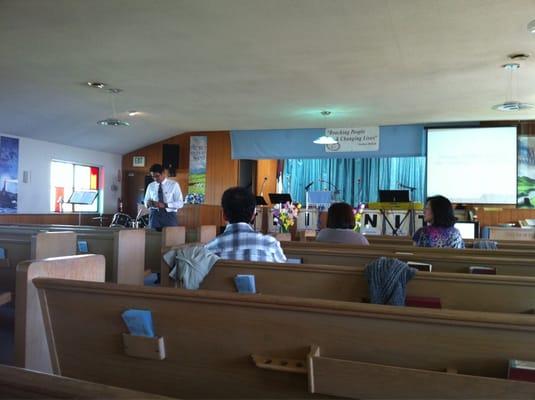 Getting ready to start the message