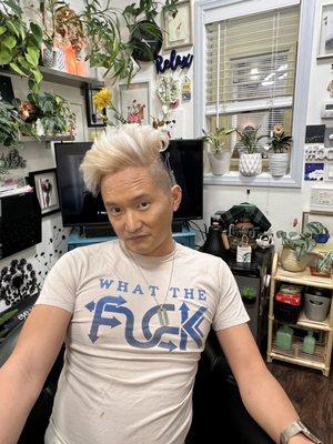 Fresh dye job circa the Mia experience