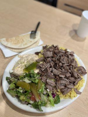 Beef Shawarma Plate