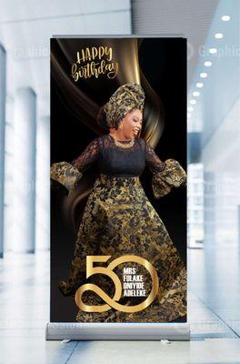 Retractable banner