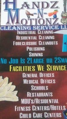 Handz N Motionz Cleaning Service