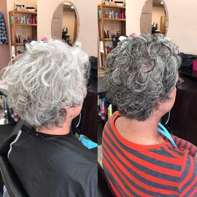 Low lights to mask the silver