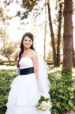 Beautiful bridal makeup and hair