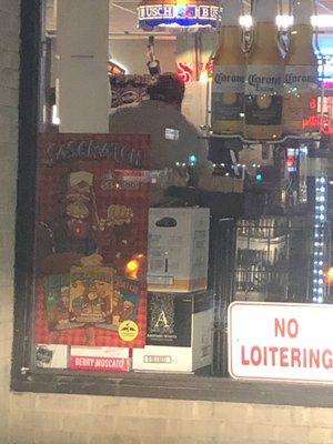 The guy who argued and closed store couple mins early