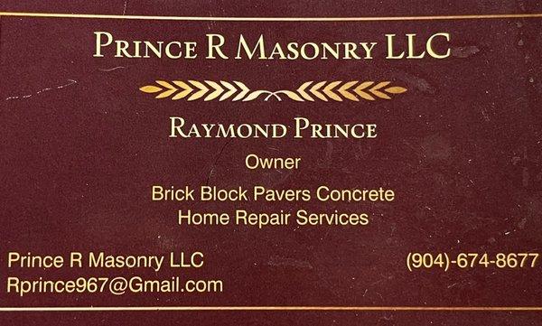Prince R Masonry
