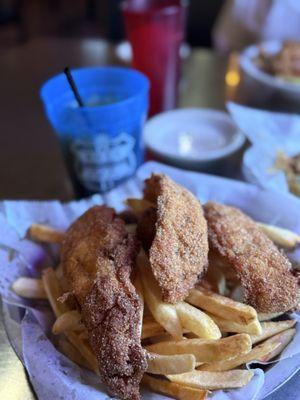 Fried catfish.
