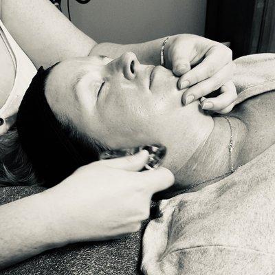 Gua Sha Lymphatic Drainage Massage