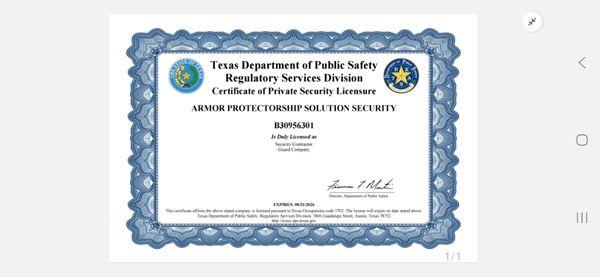 State licensed and insured