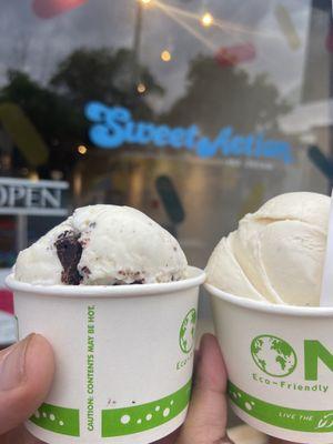 Minty mint and vanilla bean