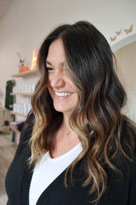 Brunette balayage perfection