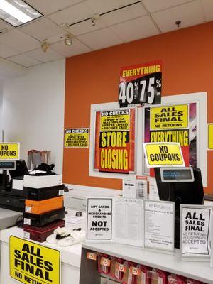 Sorry to see the go...