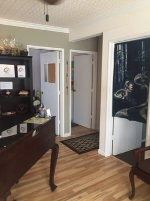 Our lovely waiting room