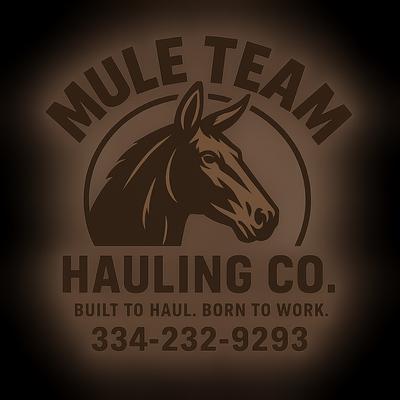 Mule Team Hauling
