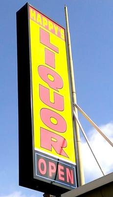 Store sign view from Rosecrans Ave