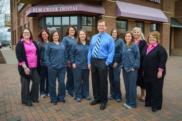 The staff at Elm Creek Dental