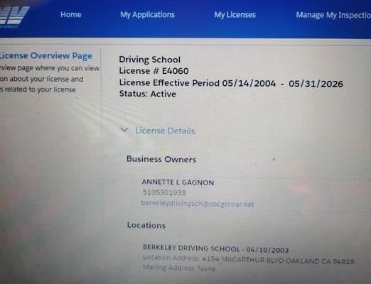 Berkeley Driving School