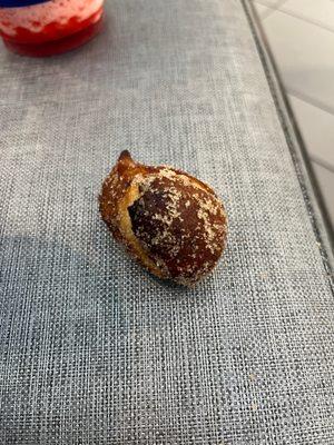 Top side of pretzel bit.