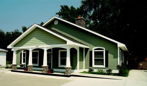 Jaqua Realtors office on Broadway Street in South Haven, MI.