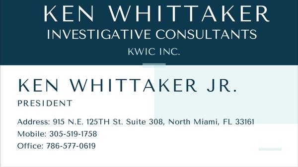Ken Whittaker Investigative Consultants