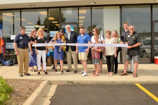 Ribbon Cutting Ceremony with Mayor Rogina.
